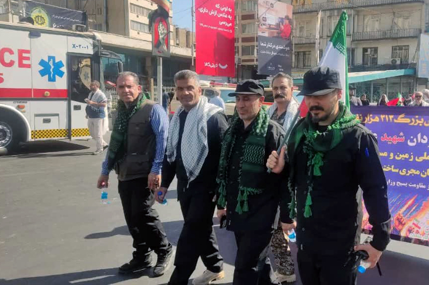 حضور پررنگ مدیران و کارکنان سازمان مجری در رزمایش ۳۱۳ هزار نفری «جانفدایان ایران»